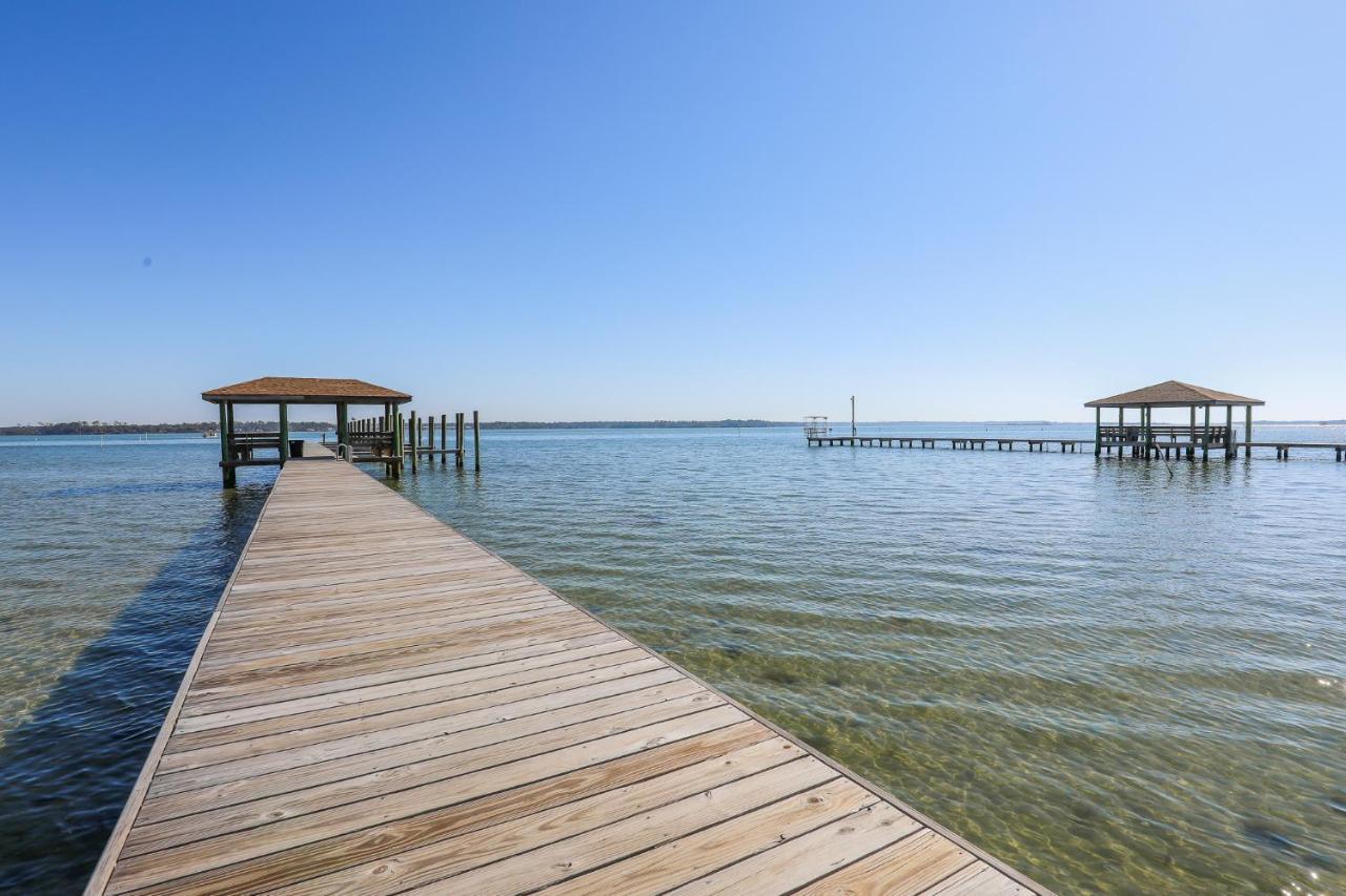 Spacious Home With Waterfront View-Welcome Pets Sneads Ferry Bagian luar foto