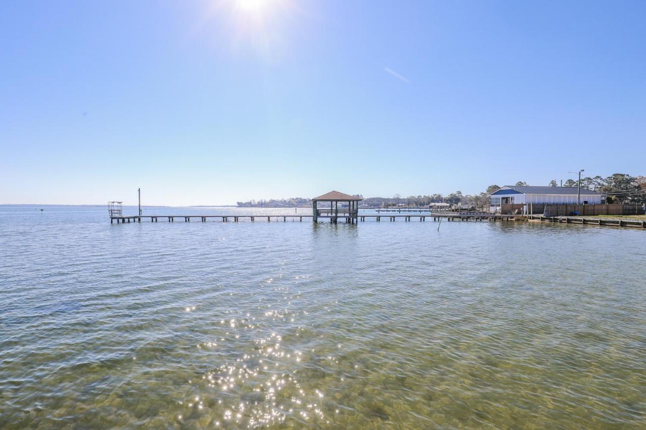 Spacious Home With Waterfront View-Welcome Pets Sneads Ferry Bagian luar foto